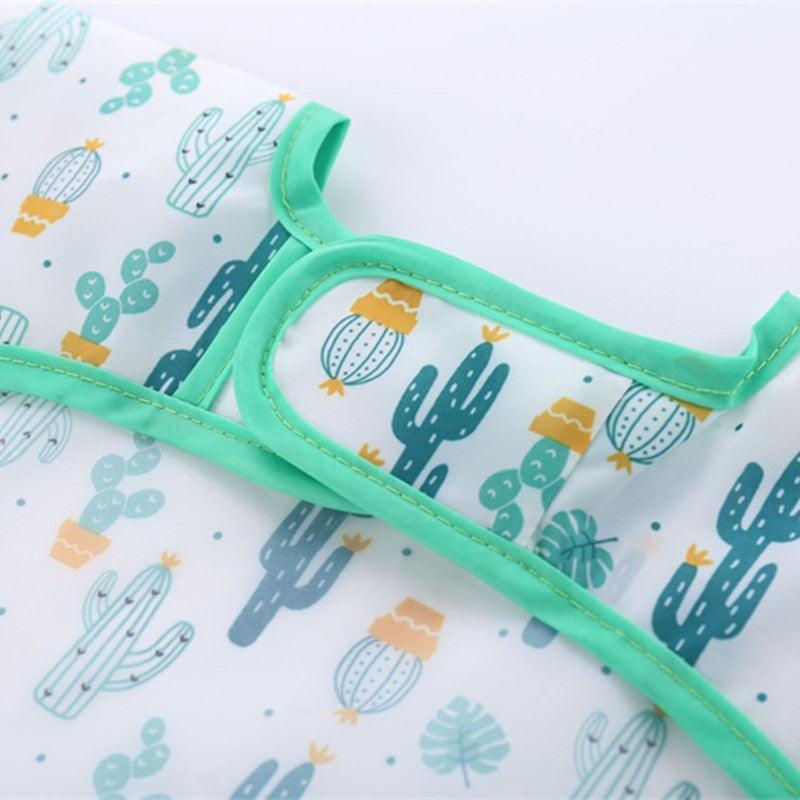 Avental de manga comprida para bebês - H-MIX