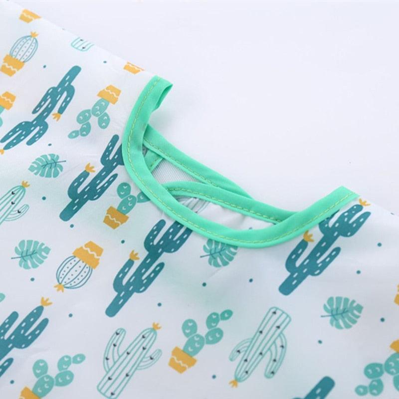 Avental de manga comprida para bebês - H-MIX